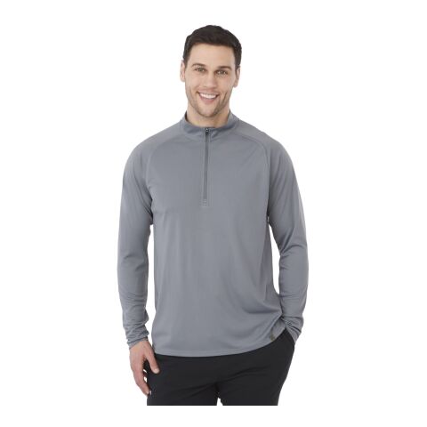 EVANS Eco Knit Quarter Zip - Men&#039;s Standard | Steel Grey | S | No Imprint | not available | not available