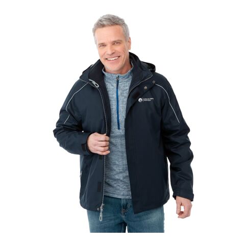 Men’s  VALENCIA 3-IN-1 JACKET Standard | Navy Blue | XL | No Imprint | not available | not available