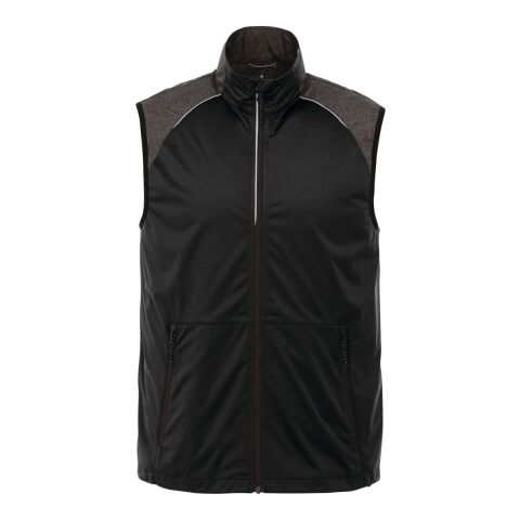 Men&#039;s NASAK Hybrid Softshell Vest Standard | Black-Black Smoke Heather | XL | No Imprint | not available | not available