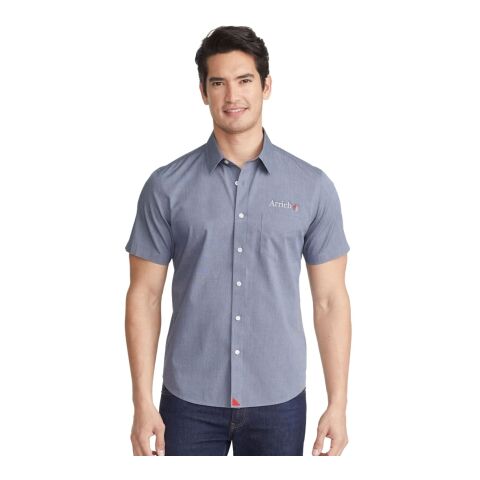 Petrus Wrinkle-Free Short Sleeve Shirt - Men&#039;s Standard | Navy | S | No Imprint | not available | not available