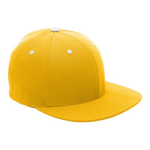 by Flexfit Adult Pro-Formance® Contrast Eyelets Cap Gold | CUSTOM (L/XL) | No Imprint | not available | not available