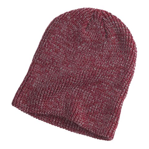 Ribbed Marled Beanie Maroon | CUSTOM (OS) | No Imprint | not available | not available