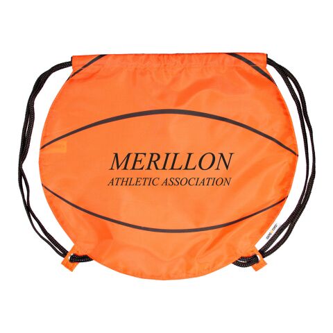 Basketball Drawstring Backpack Standard | Orange | No Imprint | not available | not available