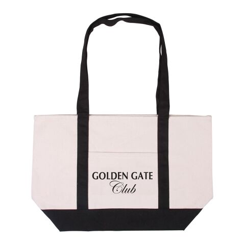 Cotton Canvas Boat Tote Bag Standard | Black | No Imprint | not available | not available