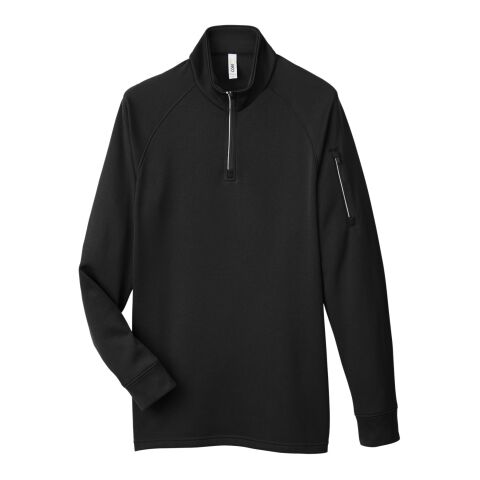 Unisex Fusion ChromaSoft™ Fleece Quarter-Zip Black | XS | No Imprint | not available | not available