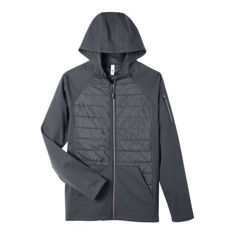 Unisex Techno Lite Hybrid Hooded Jacket Charcoal | L | No Imprint | not available | not available