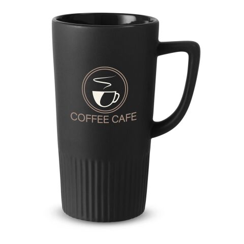 20oz Texture Base Ceramic Mug Standard | Matte Black | No Imprint | not available | not available