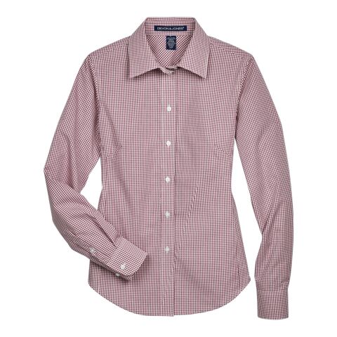 Ladies&#039; Ladies&#039; Crown Collection® Gingham Check Woven Shirt