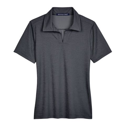 CrownLux Performance® Ladies&#039; Address Melange Polo Black | S | No Imprint | not available | not available