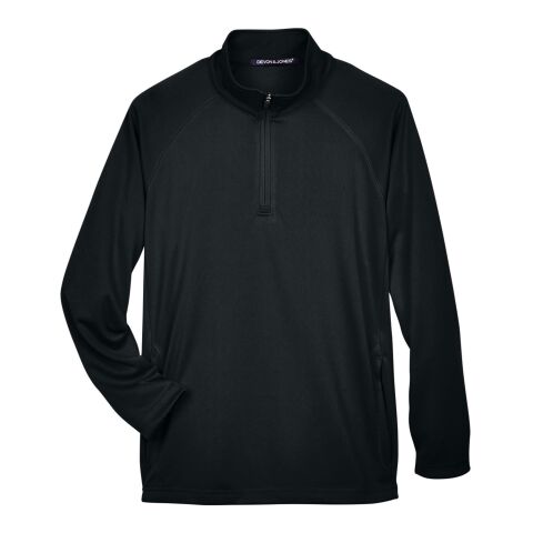 Men&#039;s Stretch Tech-Shell® Compass Quarter-Zip Black | M | No Imprint | not available | not available