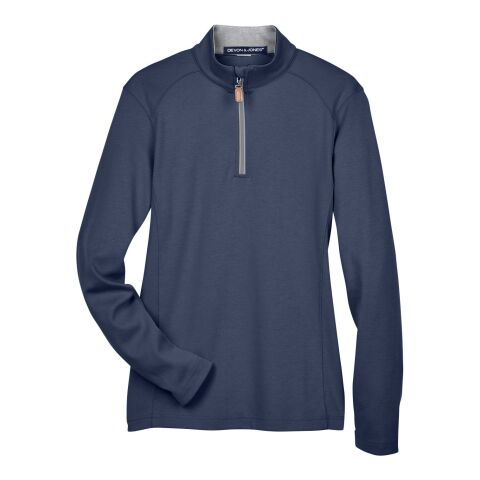 Ladies&#039; DRYTEC20™ Performance Quarter-Zip Navy-Gray-Gray | S | No Imprint | not available | not available