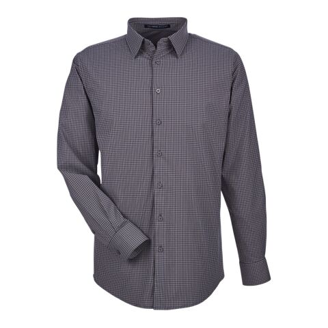 CrownLux Performance® Men&#039;s Tonal Mini Check Woven Shirt