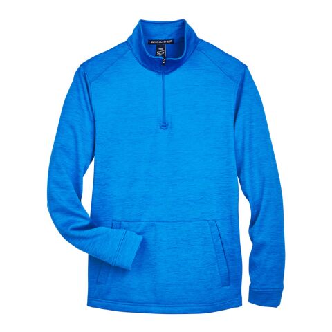 Men&#039;s Newbury Mélange Fleece Quarter-Zip Blue | M | No Imprint | not available | not available