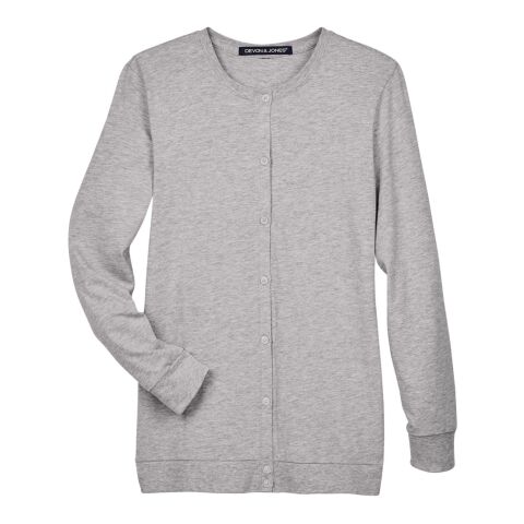 Ladies&#039; Perfect Fit™ Ribbon Cardigan Gray | XL | No Imprint | not available | not available