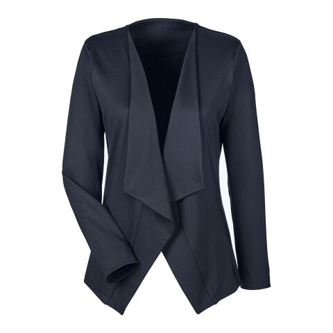 Ladies&#039; Perfect Fit™ Draped Open Blazer Black | XS | No Imprint | not available | not available