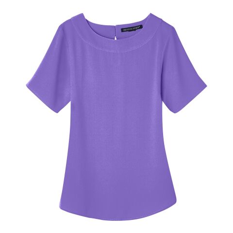 Ladies&#039; Perfect Fit™ Boat-Neck Blouse Lavender | S | No Imprint | not available | not available