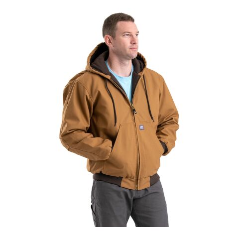 Men&#039;s Berne Heritage Hooded Jacket Light Brown | 4XL | No Imprint | not available | not available