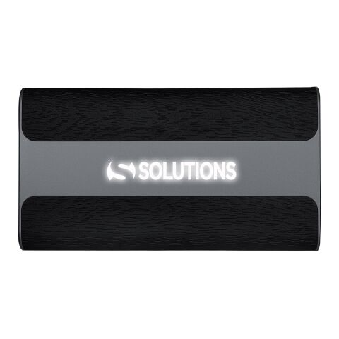 Light-Up-Your-Logo Power Bank Standard | Black | No Imprint | not available | not available