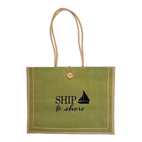 Milan Jute Tote Bag Standard | Army Green | No Imprint | not available | not available