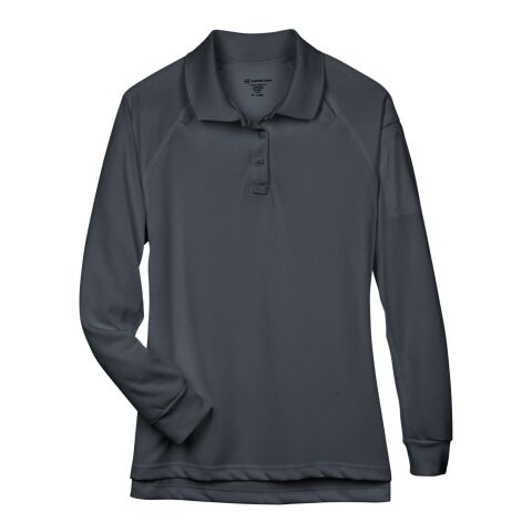 Ladies&#039; Advantage Snag Protection Plus Long-Sleeve Tactical Polo Charcoal | XL | No Imprint | not available | not available