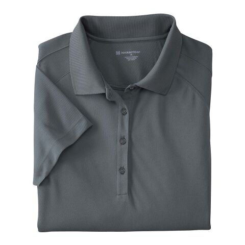 Ladies&#039; Polytech Mesh Insert Polo Charcoal | S | No Imprint | not available | not available