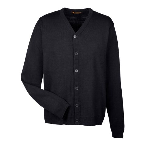 Men&#039;s Pilbloc™ V-Neck Button Cardigan Sweater Black | M | No Imprint | not available | not available