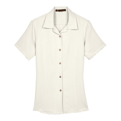 Ladies&#039; Bahama Cord Camp Shirt Cream | XL | No Imprint | not available | not available