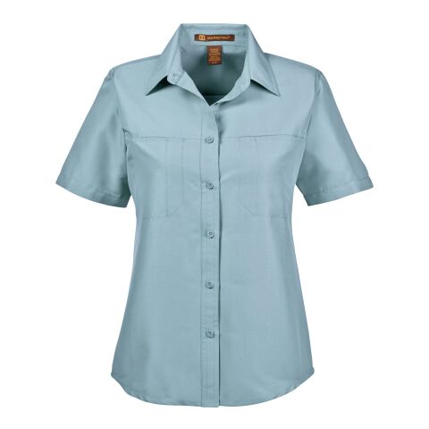 Ladies&#039; Key West Short-Sleeve Performance Staff Shirt Gray | S | No Imprint | not available | not available