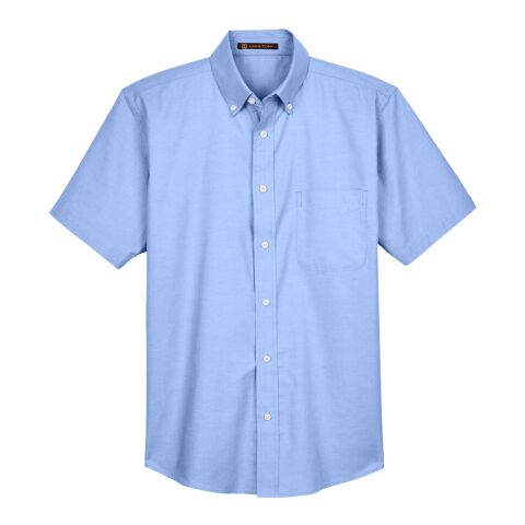 Men&#039;s Short-Sleeve Oxford with Stain-Release Light Blue | XL | No Imprint | not available | not available