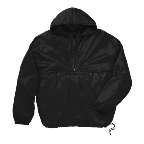 Adult Packable Nylon Jacket Black | L | No Imprint | not available | not available