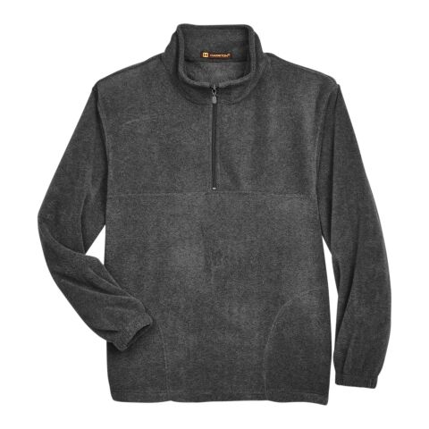 Adult Quarter-Zip Fleece Pullover Charcoal | XL | No Imprint | not available | not available