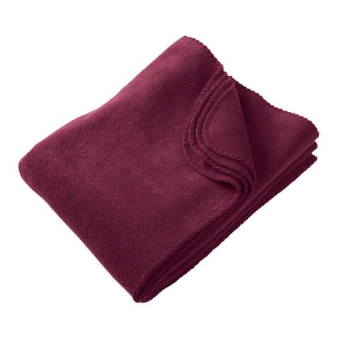 Fleece Blanket Burgundy | CUSTOM (OS) | No Imprint | not available | not available