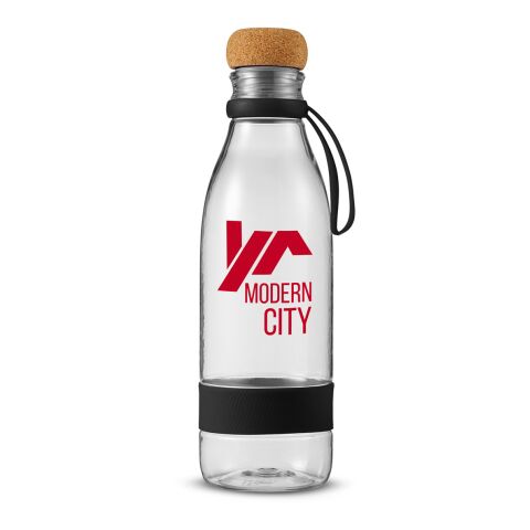 22oz Restore Water Bottle With Cork Lid Standard | Black | No Imprint | not available | not available