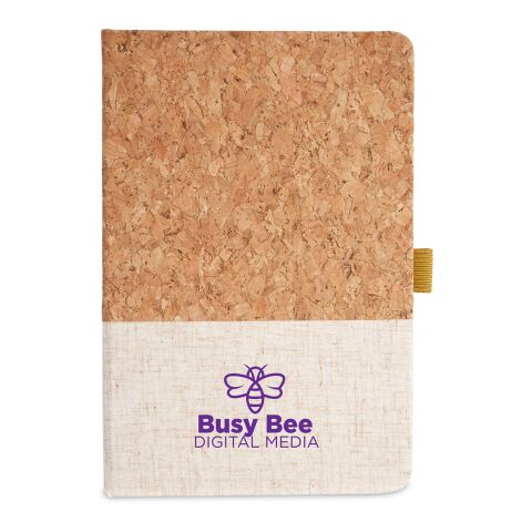 Hard Cover Cork And Heathered Fabric Journal Standard | Beige | No Imprint | not available | not available