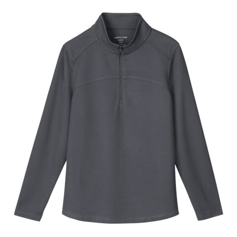 Ladies&#039; Express Tech Performance Quarter-Zip Charcoal | M | No Imprint | not available | not available