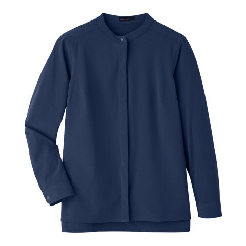 Ladies&#039; Borough Stretch Performance Shirt Navy | M | No Imprint | not available | not available