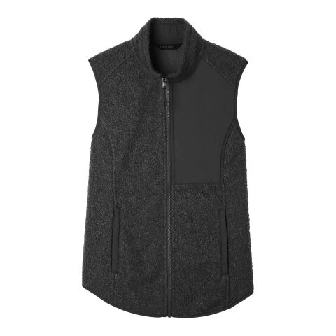 Ladies&#039; Aura Sweater Fleece Vest Black | M | No Imprint | not available | not available