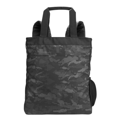 Men&#039;s Reflective Convertible Backpack Tote Black-Charcoal | CUSTOM (OS) | No Imprint | not available | not available