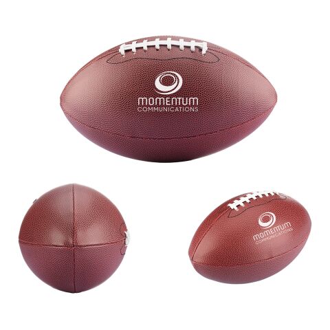 Full-Size Synthetic Leather Promotional Football Standard | Wine Red | No Imprint | not available | not available
