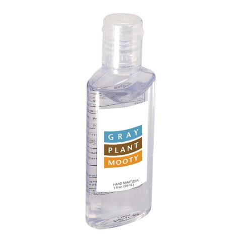 Hand Sanitizer In Oval Bottle 1oz White | No Imprint | not available | not available