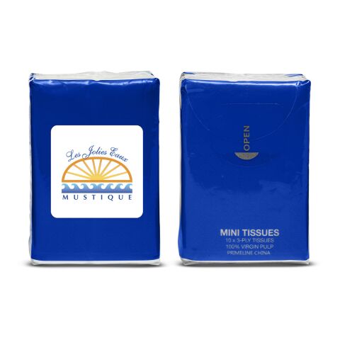 Mini Tissue Packet Blue | No Imprint | not available | not available