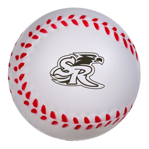 Baseball Shape Super Squish Stress Ball Sensory Toy Standard | White | No Imprint | not available | not available