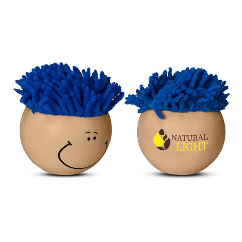 Smiling Multicultural Stress Ball Standard | Blue | No Imprint | not available | not available