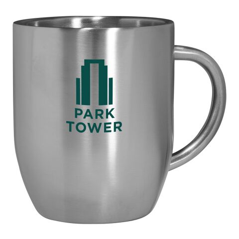 12oz Double Wall Stainless Steel Coffee Mug Standard | Silver | No Imprint | not available | not available