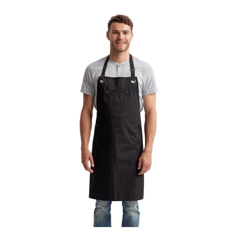 Unisex ‘Barley’ Contrast Stitch Recycled Bib Apron