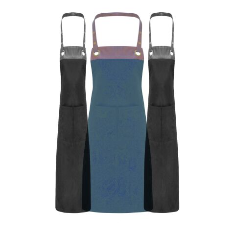 Espresso Bib Apron Black-Brown | CUSTOM (OS) | No Imprint | not available | not available