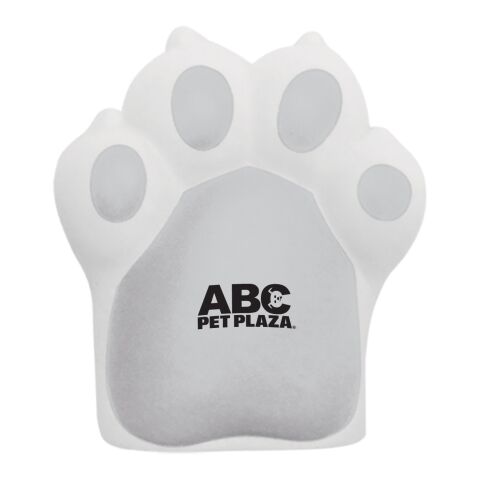 Pet Paw Shaped Stress Ball Standard | White | No Imprint | not available | not available