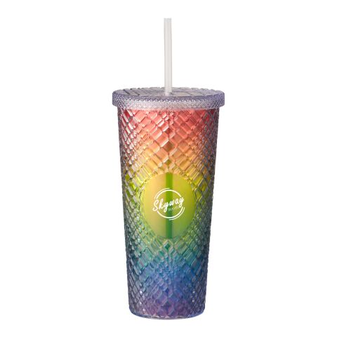 b.free Pride 22oz Sparkle Straw Tumbler Standard | Neon Orange | No Imprint | not available | not available