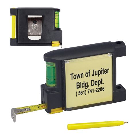 Level Notepad Tape Measure Standard | Matte Black | No Imprint | not available | not available