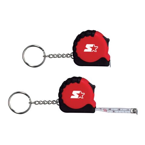 Mini Grip Tape Measure Key Chain 3.25&#039; Standard | Red | No Imprint | not available | not available